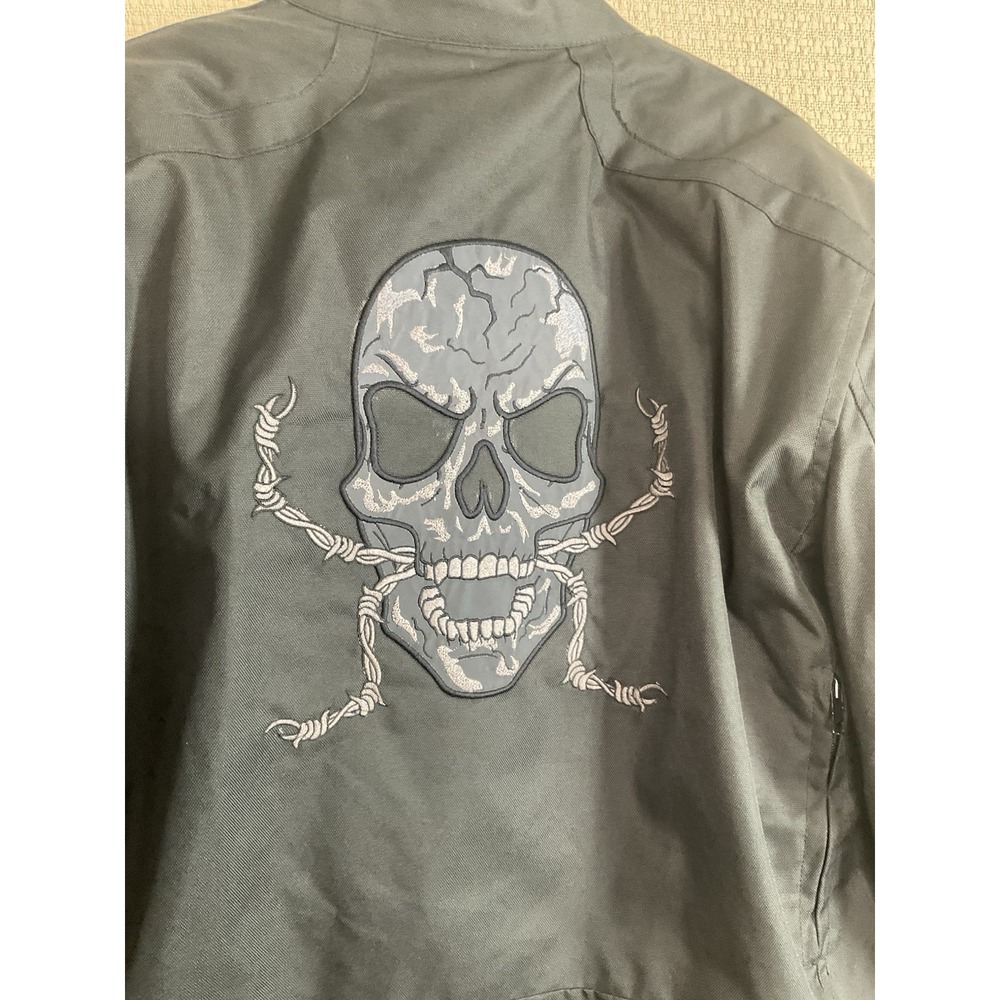 Revolution Gear Textile Armour Motorcycle Jacket Men's Size Large Black WornOnc - Picture 6 of 13